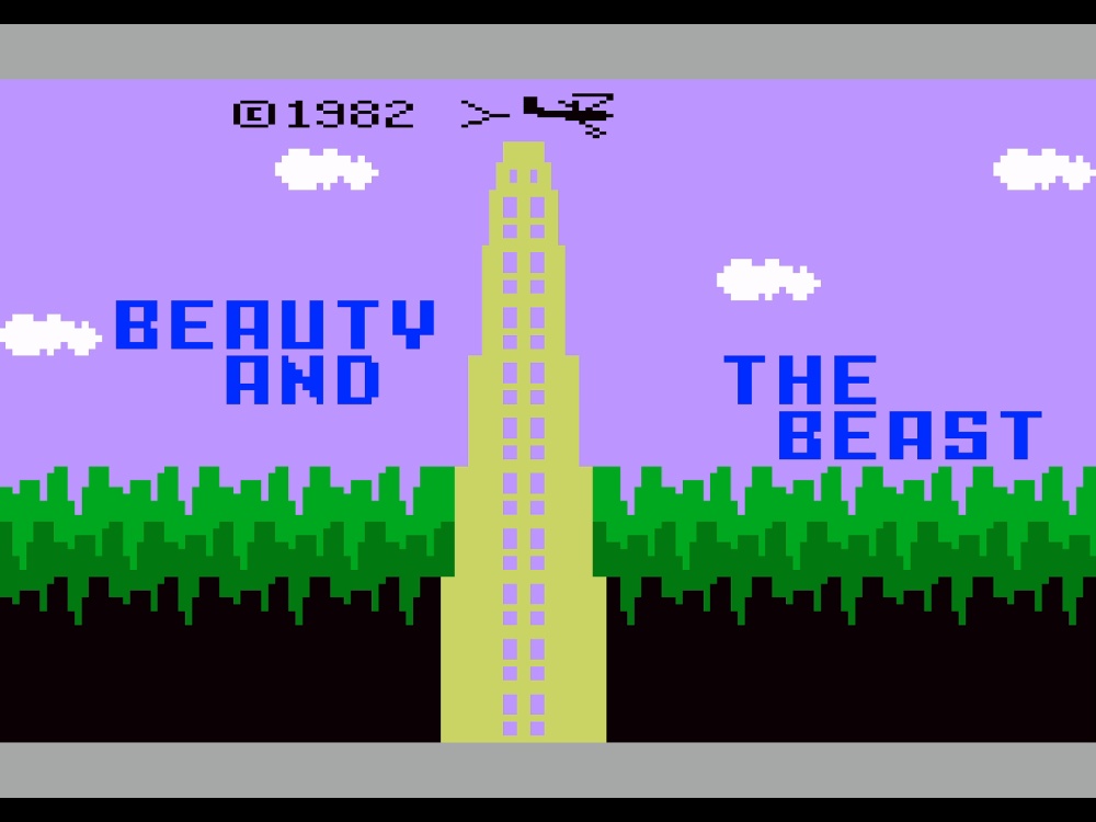 Title Screen of Beauty And The Beast for Intellivision